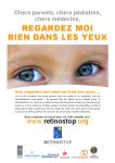 Aperçu de l'affiche sur le rétinoblastome : Le rétinoblastome, une maladie orpheline
