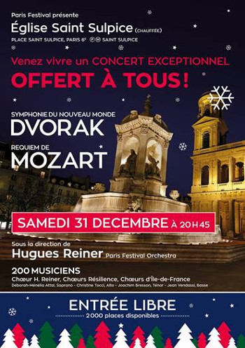 Affiche concert nouvel an à St Sulpice