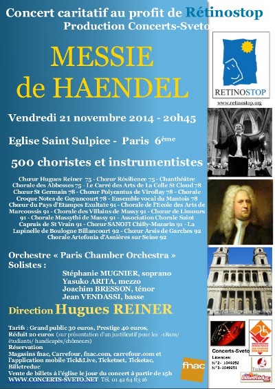 Affiche du concert Rétinostop du 21/11/2014